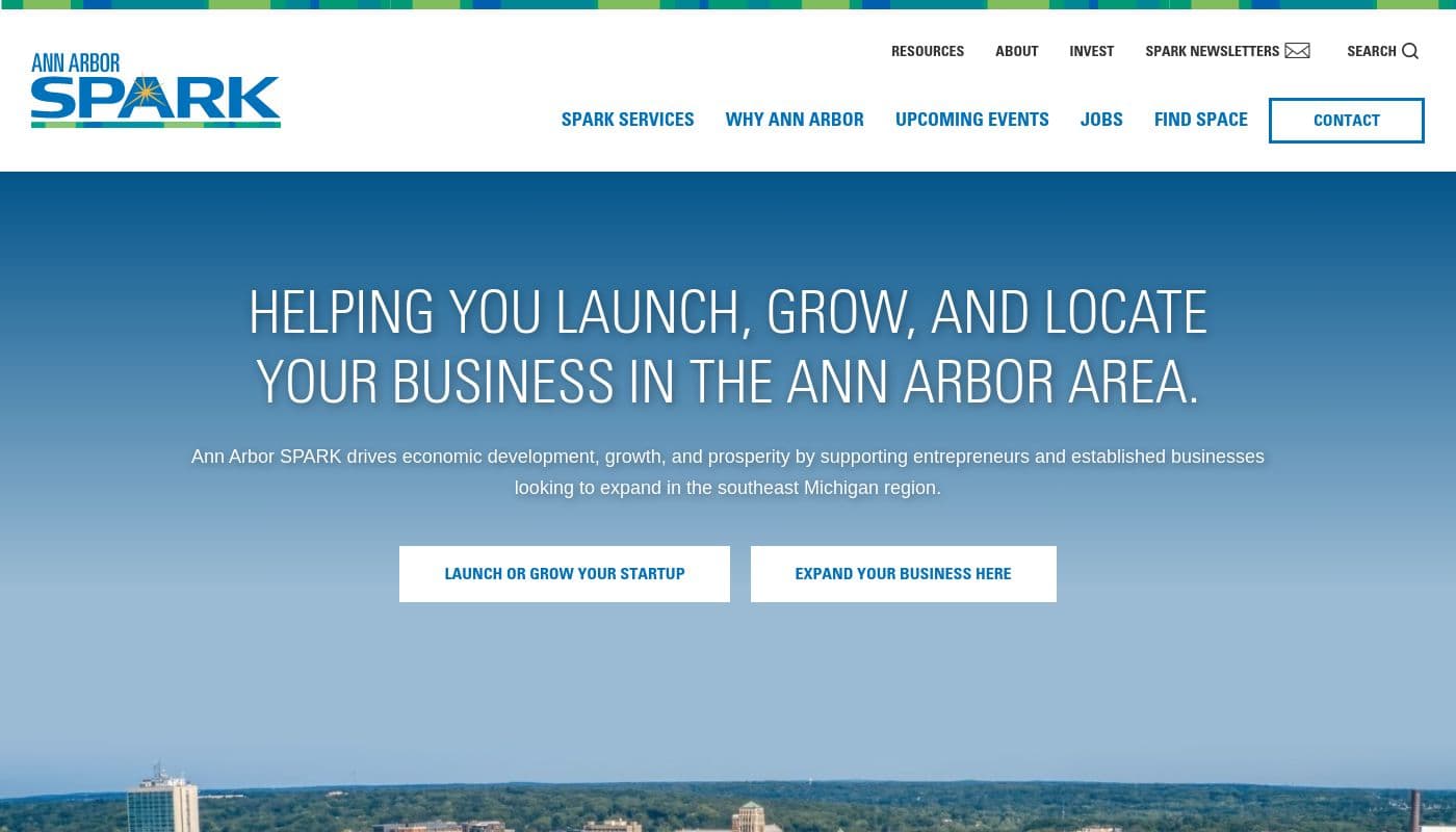 Banner de Ann Arbor SPARK