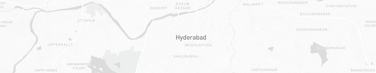 Mapa de Hyderabad