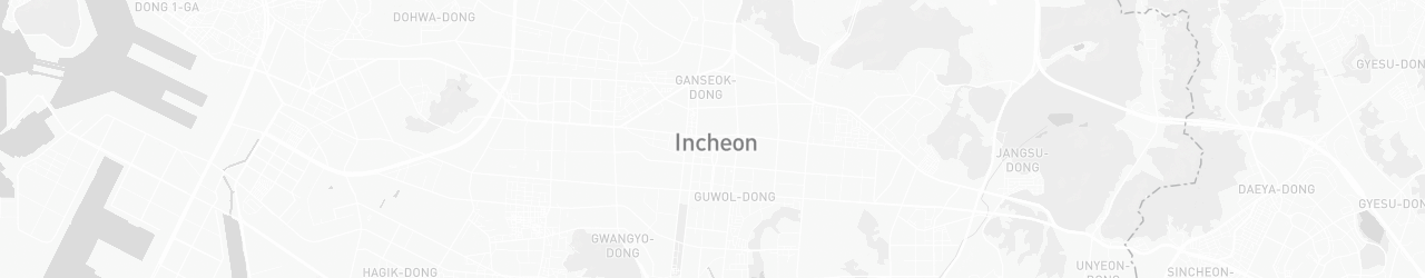Mapa de Incheon