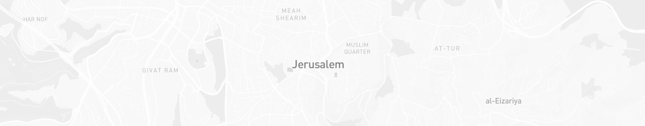 Mapa de Jerusalén