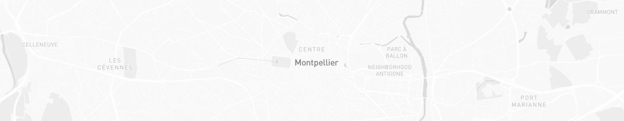 Mapa de Montpellier